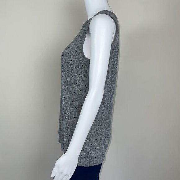 Current/Elliott The Muscle Tee Heather Grey Polka Star - S - Picture 5 of 7